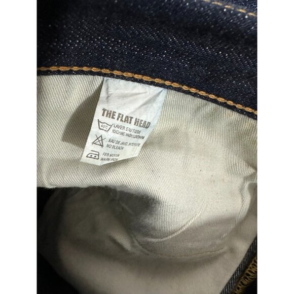 Self Edge x The Flat Head selvedge denim jeans Size 30 x 29 made in japan - Picture 2 of 7